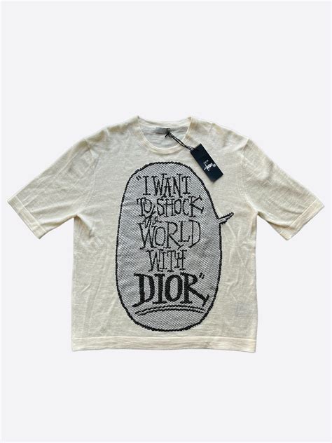 i want to shock the world with dior t shirt|I WANT TO SHOCK THE WORLD WITH DIOR – Text Design – .